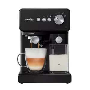 BREVILLE Prima Latte VCF183 Coffee Machine – Black