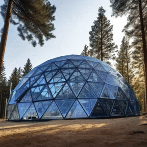 Geodesic Glass Dome Tent